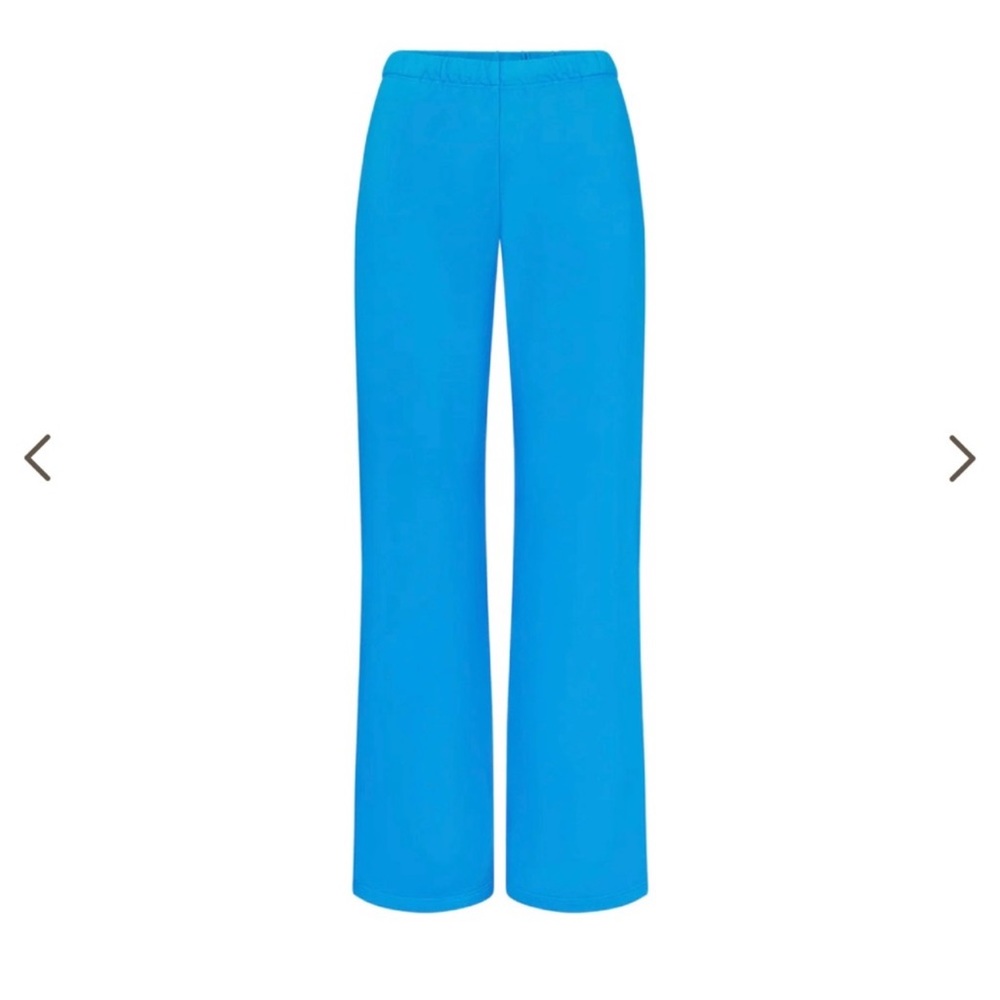 SKIMS Drapey French Terry Pant - Cobalt Blue XS